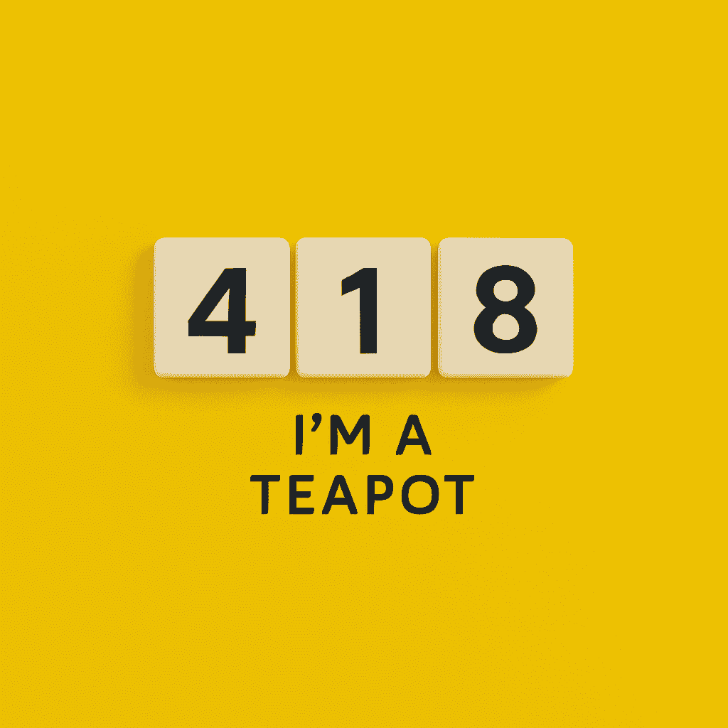 418 i'm a teapot