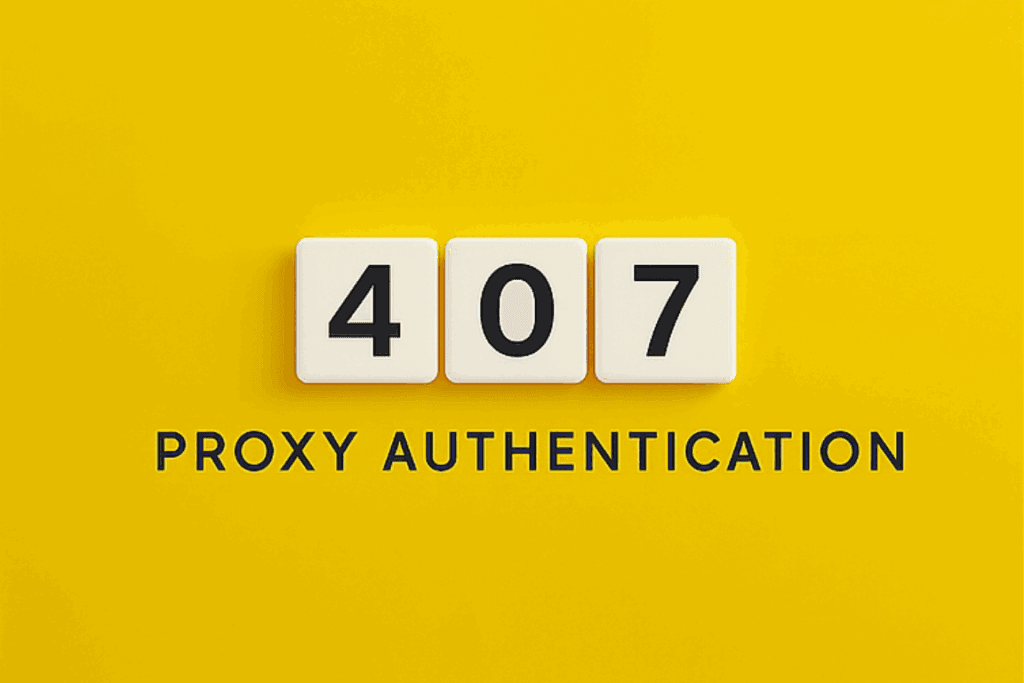 407 Proxy authentication