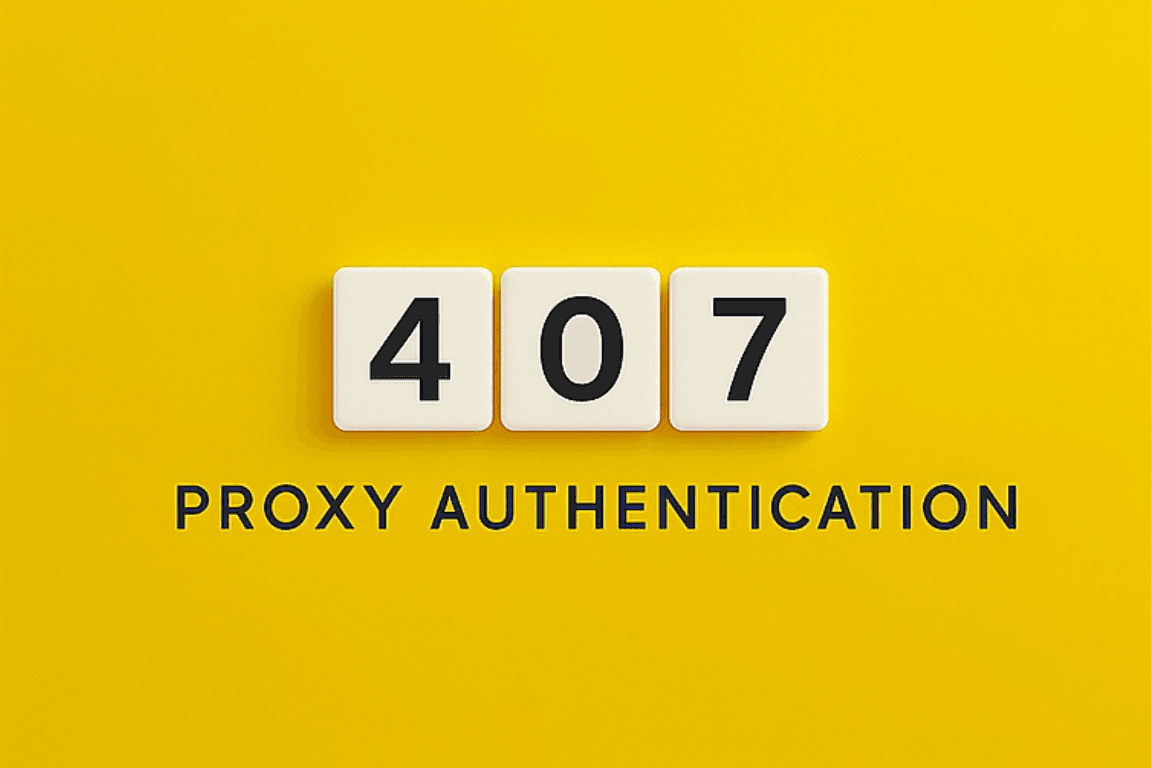 407 Proxy authentication