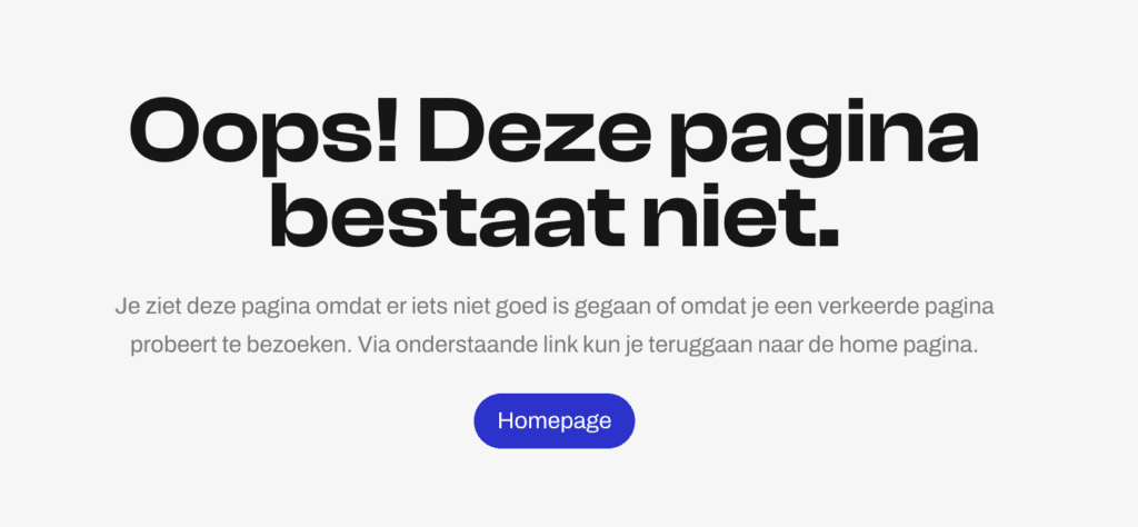 Surver 404 pagina