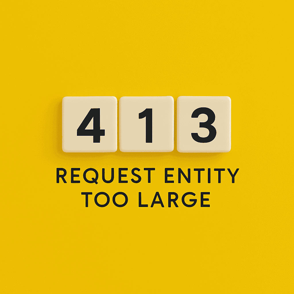 413 Request Entity Too Large