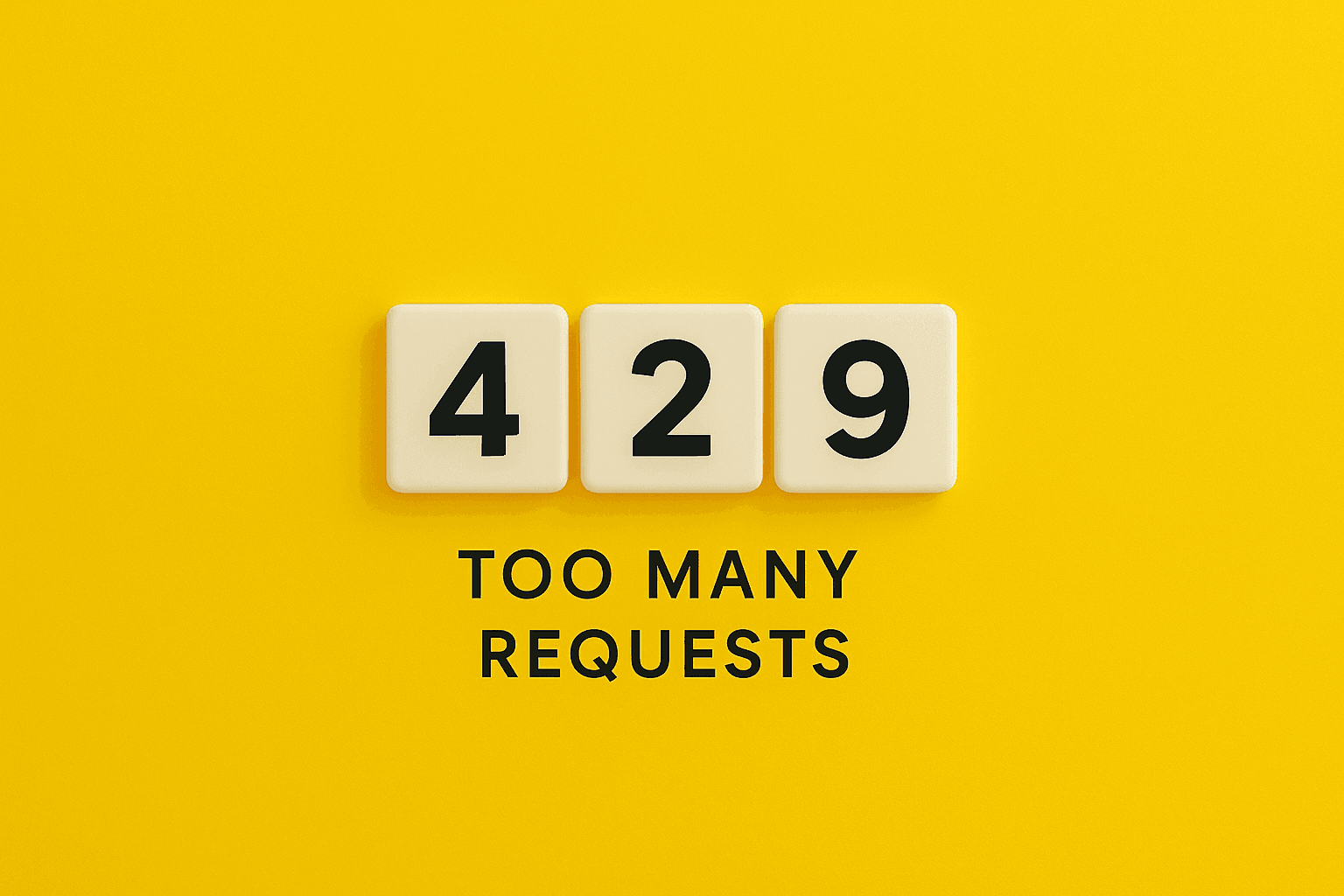 429 Too Many Requests
