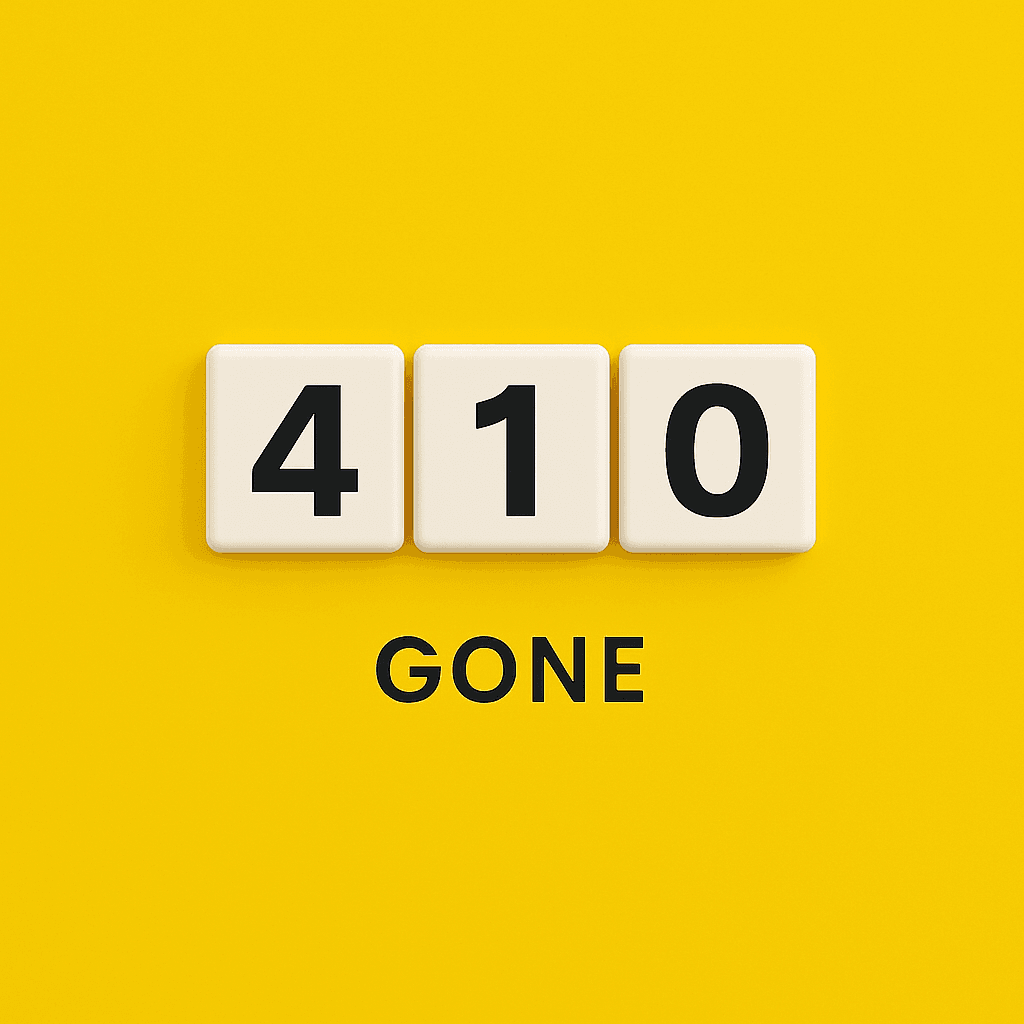 410 gone