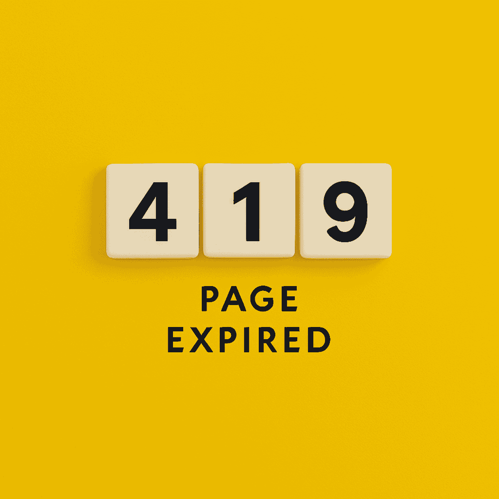 419 Page Expired