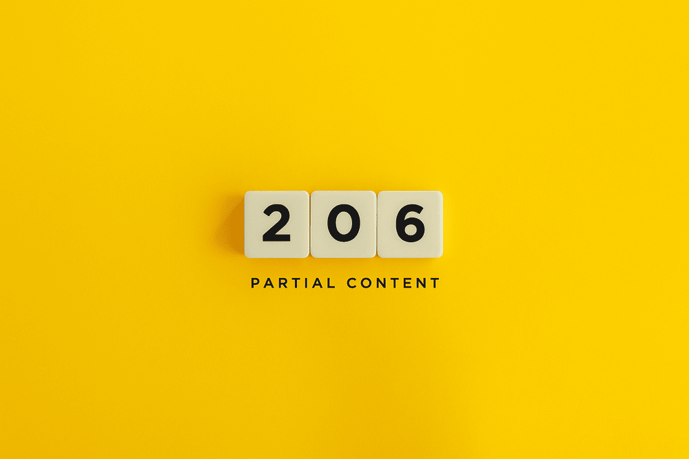 Status code 206