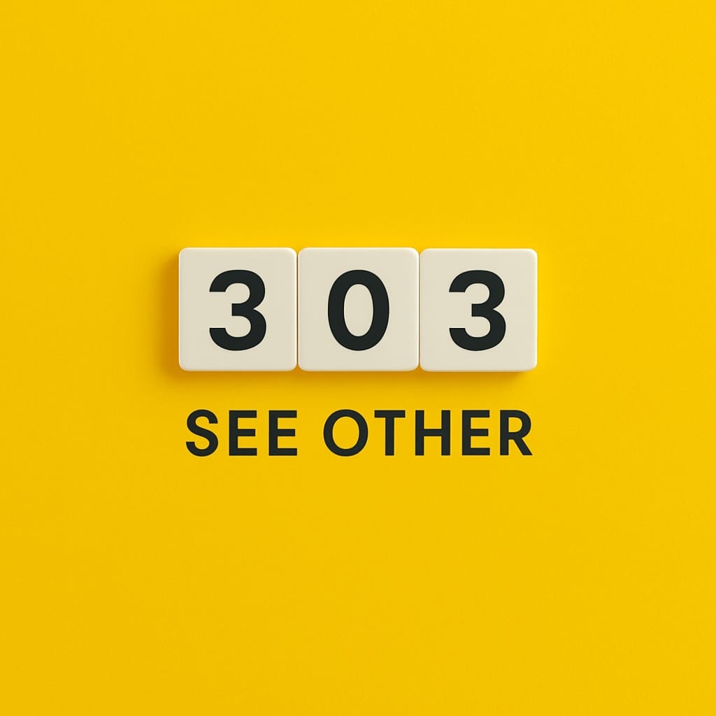 Status code 303