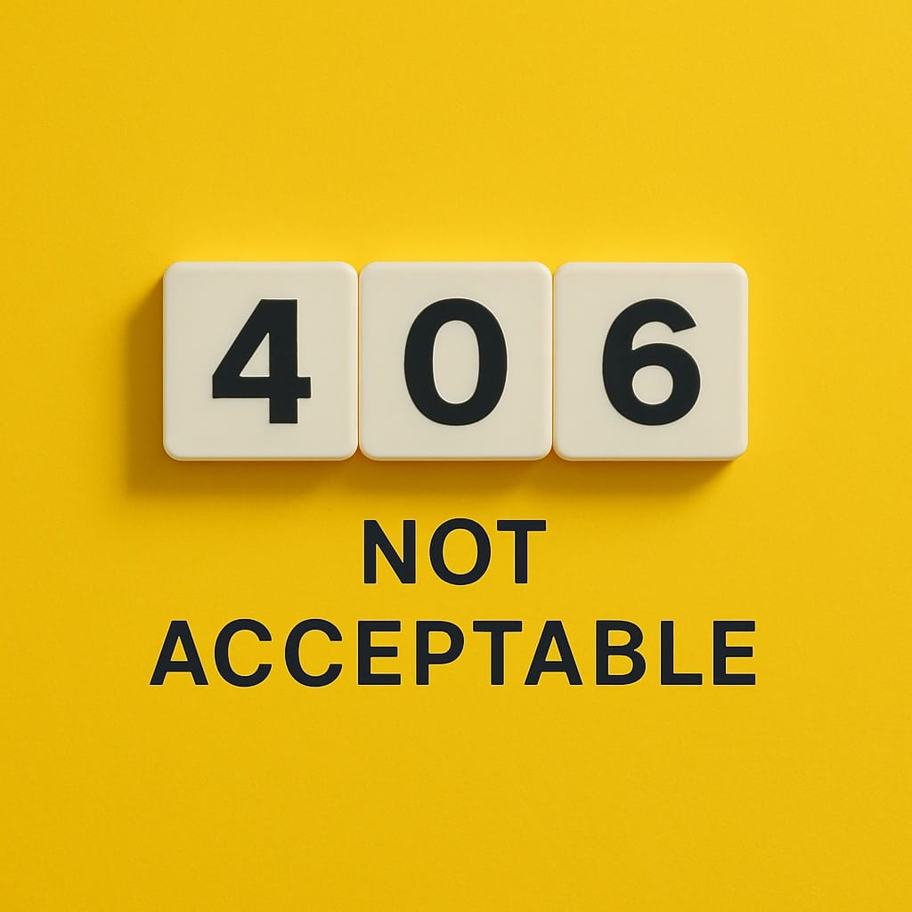 Status code 406
