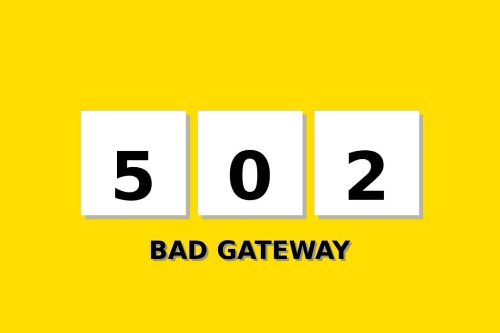 Status code 502